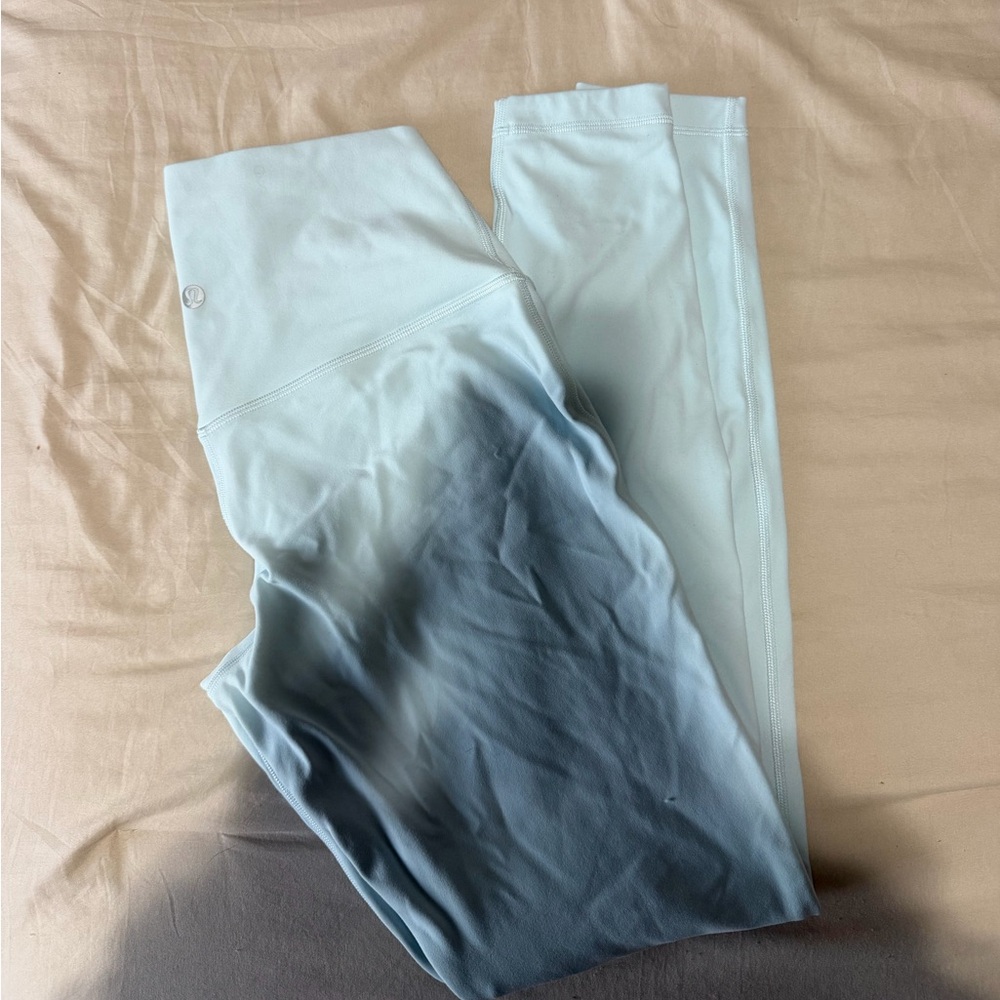 Light Blue Ombre Leggings